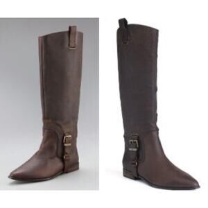 7 For All Mankind Edge Riding Boots Women's Brown Size 10